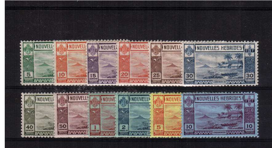 A supern very, very lightly mounted mint set of twelve with many being unmounted mint. SG Cat 190
<br/><br/>
<b>QQY</b>