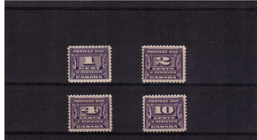 The 1933 Postage Due set of four supern unmounted mint. Scarce unmounted!
<br/><b>QQP</b>