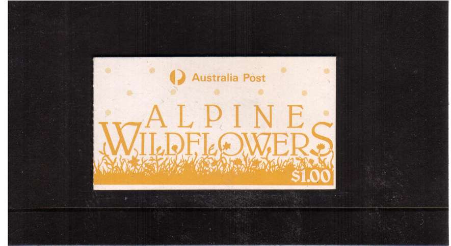 $1 Alpine Flowers complete booklet