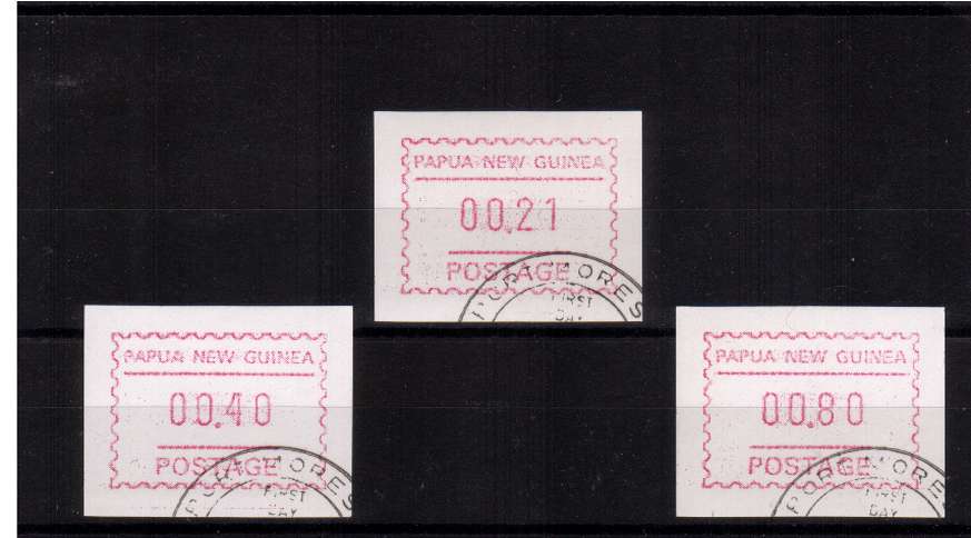 The second set of FRAMA labels superb fine used issued 8 FEBRUARY 1991 

