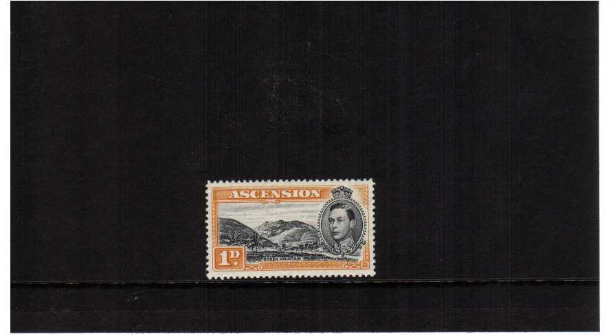 1d black and orange-yellow perforation 13 superb unmounted mint