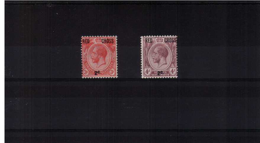 the ''RED CROSS'' set of two superb unmounted mint.
<br/><b>UBU</b>