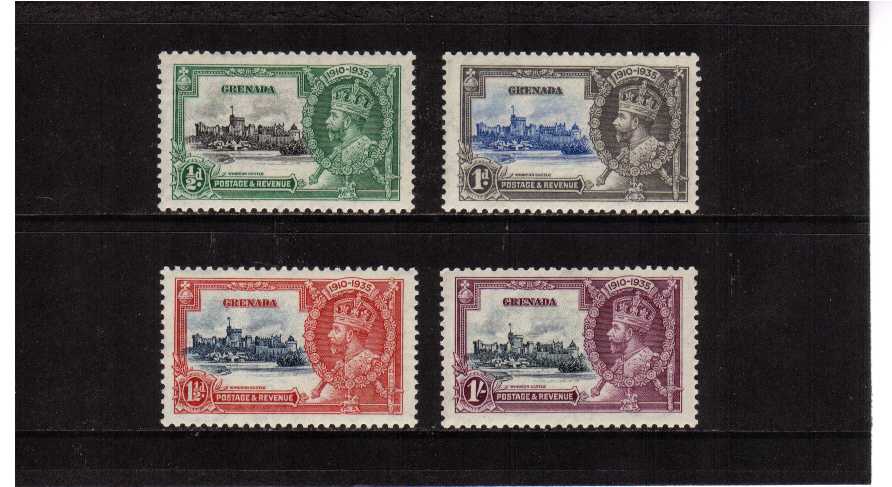 Silver Jubilee set of four superb unmounted mint.<br/><b>SEARCH CODE: 1935JUBILEE</b><br/><b>QQF</b>
