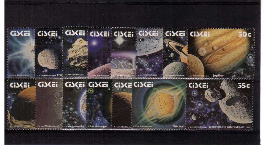The Space Set<br/>A superb unmounted mint set of fifteen