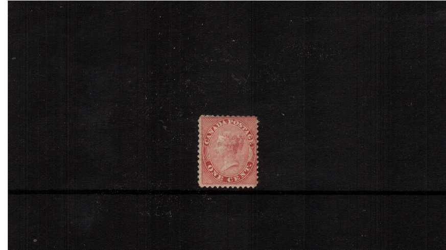 1c Deep Rose<br/>
A good mounted mint single with reasonable centering for this issue and good colour.
<br/><b>XQX</b>
