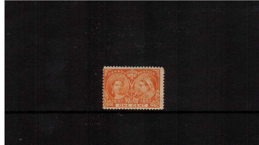 1c Orange ''Queen Victoria Jubilee Issue''<br/>
A good mounted mint single.
<br/><b>XQX</b>