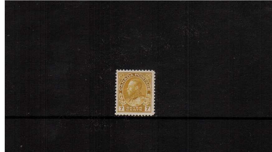 7c Yellow-Ochre ''Admiral'' Issue<br/>
A superb unmounted mint single.
<br/><b>XQX</b>