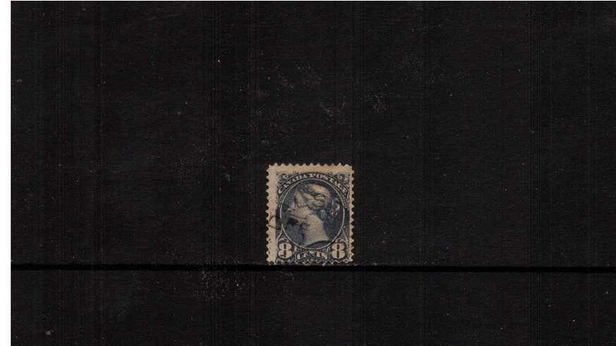 8c Bluish Slate ''Small Queen''
A fine used stamp with a small thin hence price.
<br/><b>XQX</b>