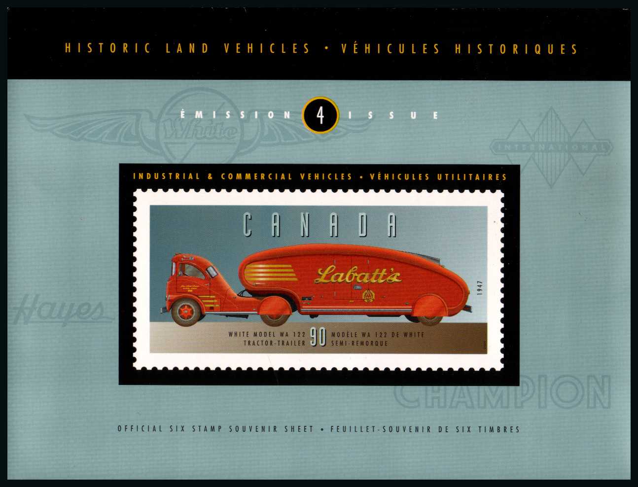 Historic Land Vehicles - Issue 4 - Presentation Pack
<br/><b>XQX</b>