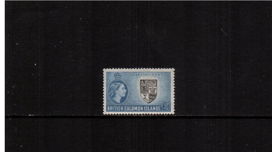 1 Black and Blue. A superb unmounted mint single.<br><b>XMX</b>