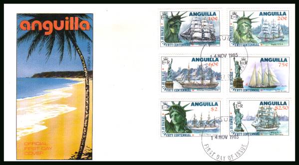 Centenary of Statue of Liberty<br/>on an unaddressed official First Day Cover