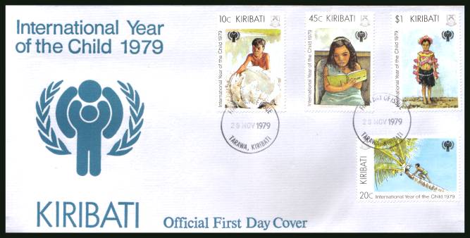 International Year of the Child<br/>on an unaddressed official First Day Cover.