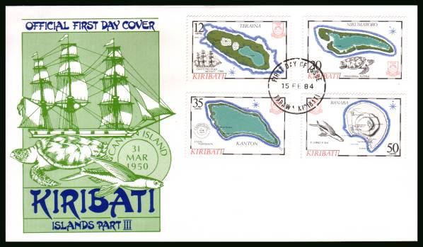 Island Maps - 3rd Series<br/>on an unaddressed official First Day Cover.