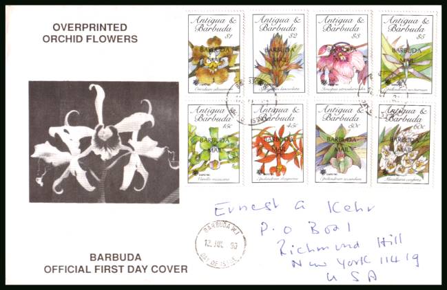 ''EXPO 90'' Garden Exhibition - Osaka<br/>on a hand addressed First Day Cover to New York USA