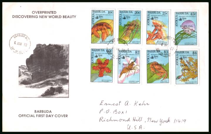 500th Anniversary of Discovery of America by Columbus<br/>on a hand addressed First Day Cover to New York USA