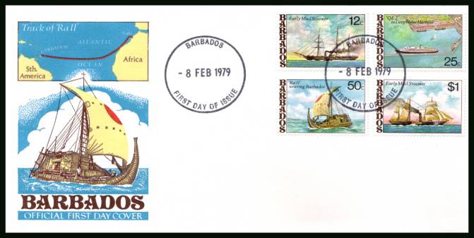Ships<br/>on an unaddressed official First Day Cover
