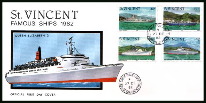 Ships<br/>on an unaddressed official First Day Cover
