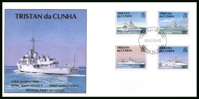 Ships of the Royal Navy - 3rd series
<br/>on an unaddressed illustrated First Day Cover