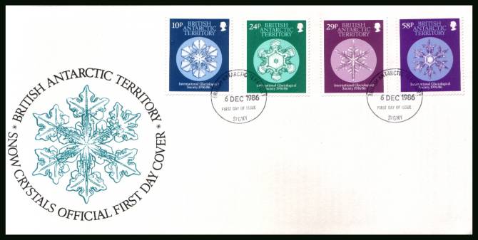 International Glaciological Society<br/>on an official unaddressed official First Day Cover