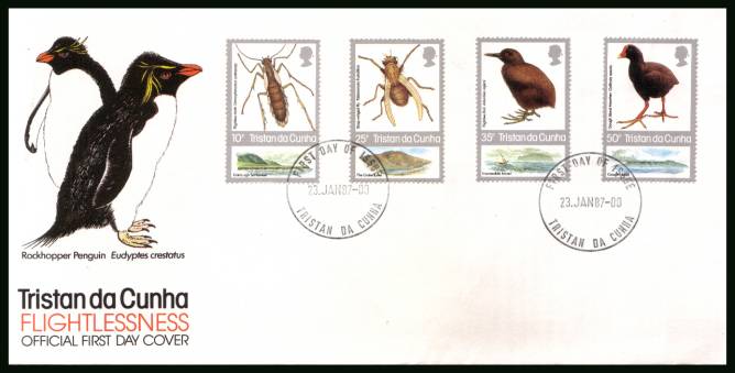 Insects and Birds <br/>on an official unaddressed First Day Cover