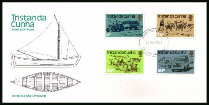 Local Transport<br/>on an official unaddressed First Day Cover