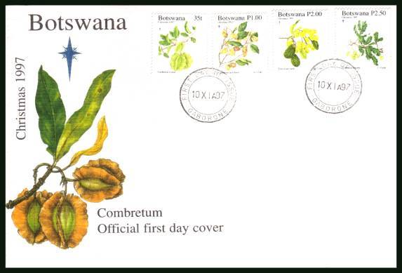 Christmas - Plants<br/>on an official unaddressed First Day Cover