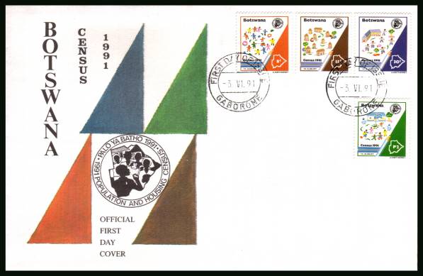 National Census<br/>on an official illustrated First Day Cover