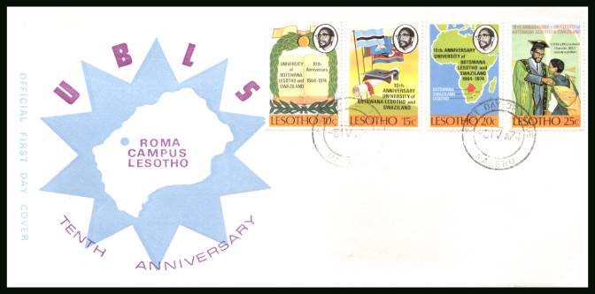 10th Anniversary of U.B.L.S.<br/>on an official illustrated First Day Cover
