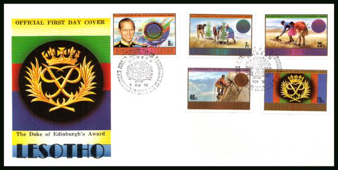 Duke of Edinburgh Award Scheme<br/>on an unaddressed official illustrated First Day Cover