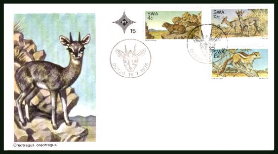 Fauna Conservation<br/>on an official unaddressed First Day Cover<br/>Cover number:15