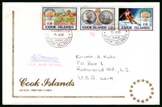 Olympic Games - Barcelona<br/>on an illustrated official hand addressed First Day Cover 

