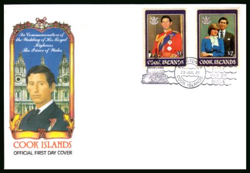 Royal Wedding<br/>on an unaddressed First Day Cover