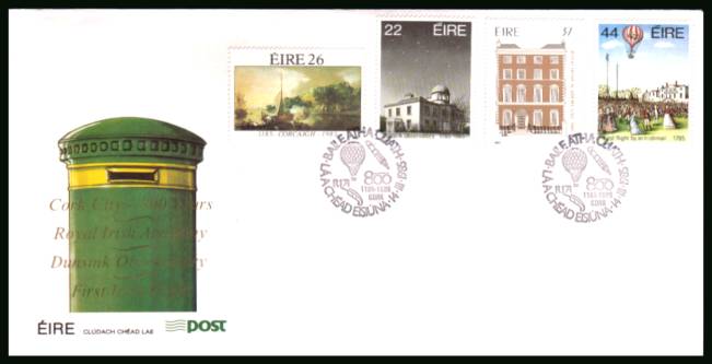 Anniversaries set of four<br/>on an unaddressed official First Day Cover 

