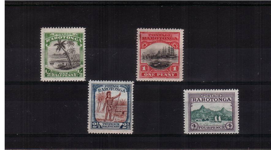 A superb unmounted mint set of four. Scarce unmounted!
<br/><b>QGQ</b
