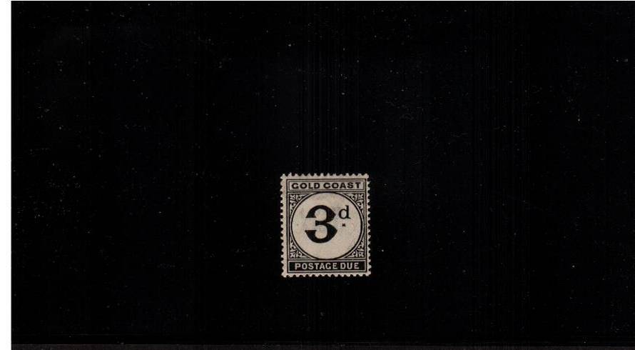 3d POSTAGE DUE single fine lightly mounted mint. 

