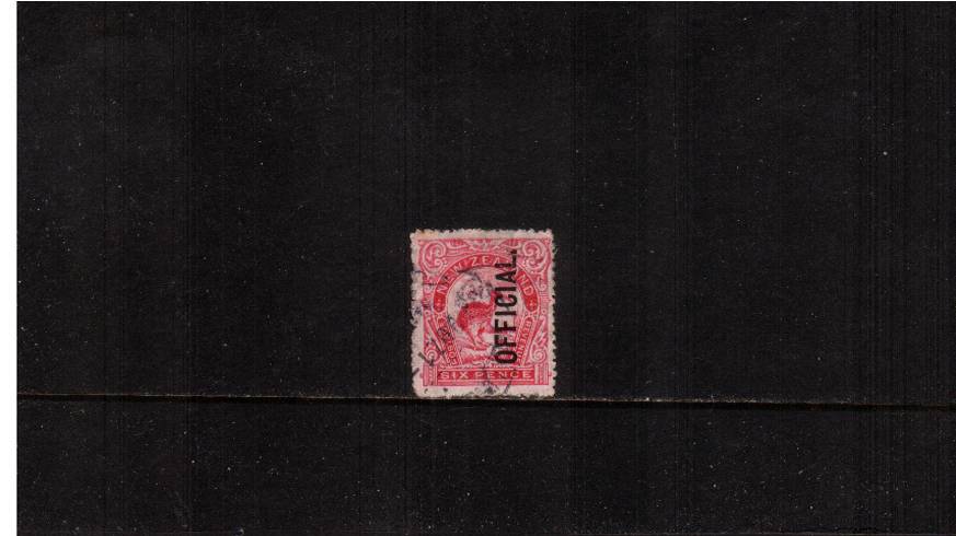 1d Bright Carmine-Pink<br/>
A fine lightly used stamp. SG Cat 25