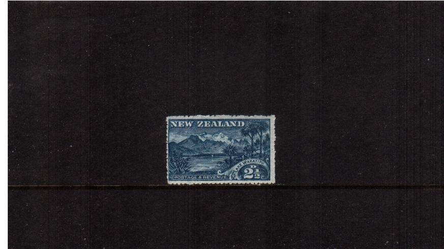 2d Deep Blue    - ''Pictorials'' - Watermark ''Single'' NZ - Perforation 14<br/>
A fine very lightly mounted bright and fresh mint single. SG Cat 27

<br/><b>QSQ</b>