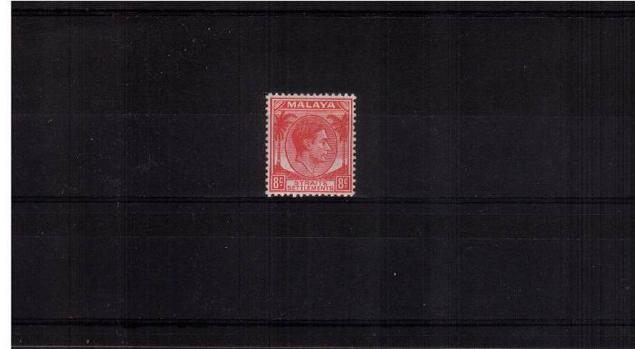 the UNISSUED 8c Scarlet superb very, very lightly mounted mint.
<br/><b>QTQ</b>
