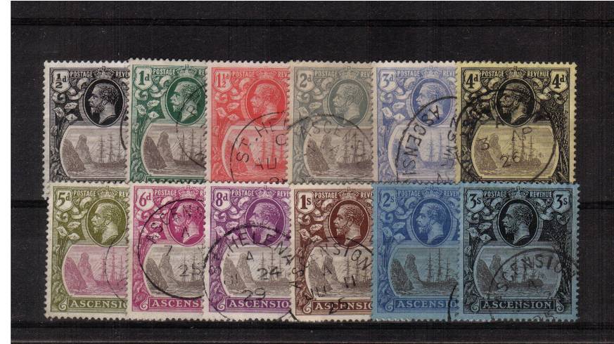 A superb fine used set of twelve with several cancelled with a ST HELENA CDS's. SG Cat 600
<br/><b>QVQ</b>