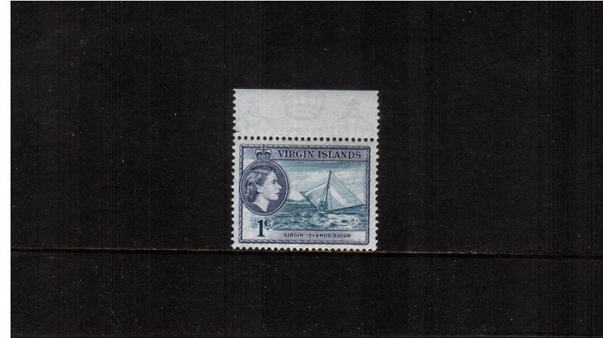 1c Turquoise and Slate-Violet
<br/>The better shade top marginal superb unmounted mint. SG Cat 23 

<br/><b>UDX</b>