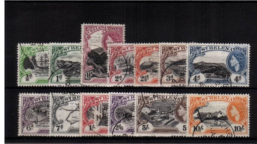 A superb fine used set of thirteen with each stamp stamp having a selected CDS cancel. Superb!
<br/><b>UEU</b>