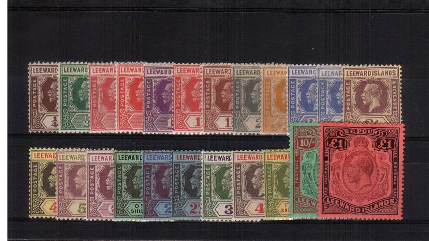 The full set of twenty-two with Script Watermark  very, very lightly mounted mint condition. Exceptional! SG Cat 450<br/><b>UEUa</b>