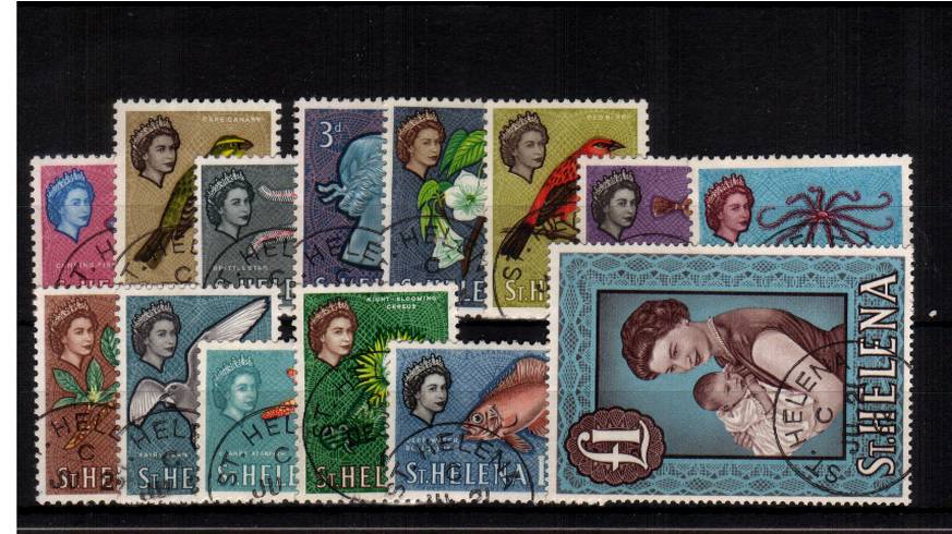 A superb fine used set of fourteen with each stamp cancelled by a crisp CDS cancel<br/><b>UFU</b>