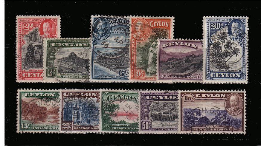 A fine used set of eleven.
<br/><b>QPX</b>