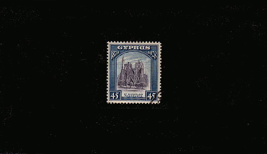 50th Anniversary of British Rule<br/>
45pi Violet and Blue a superb fine used single. SG Cat 50
<br/><b>QPX</b>