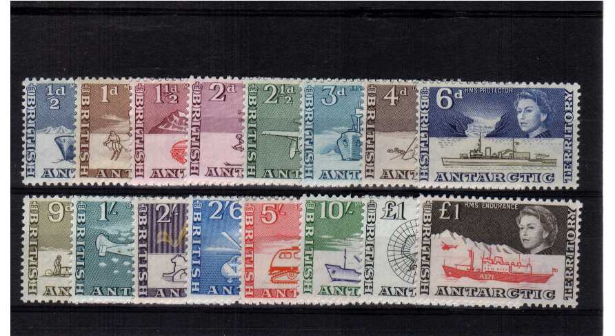 A superb unmounted mint set of sixteen that includes the extra 1 value.<br/><b>ZKG</b>