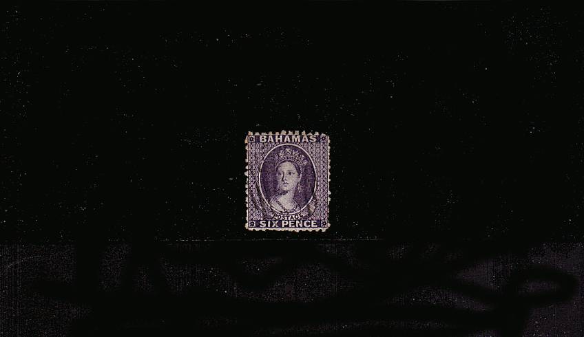 6d Deep Violet - Watermark Crown CC - Perforation 12<br/>
A good used stamp with a few nibbled perfs. SG Cat 60

<br/><b>QPX</b>
