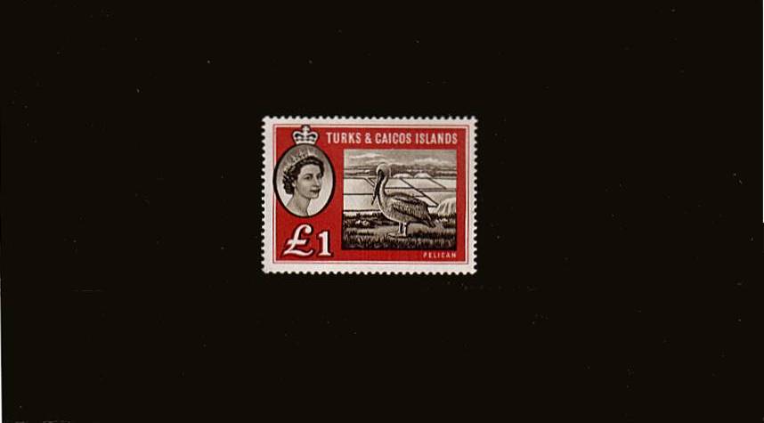 1 Sepia and Deep Red<br/>The ''key''stamp to the set featuring a Pelican bird very, very lightly mounted mint. SG Cat 50