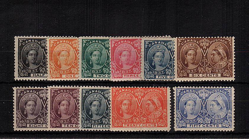 The Queen Victoria Jubilee Issue</br>A set to the 50c Pale Ultramarine lightly mounted mint.<br/>A way above average set! SG Cat 939 
<br/><b>QQQ</b>