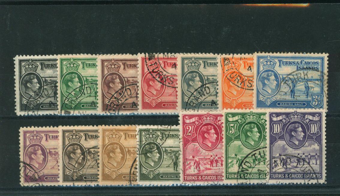 A superb fine used set of fourteen with each stamp having a selected cancel.
<br/><b>QQL</b>